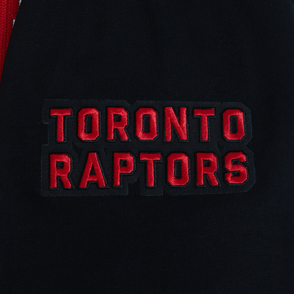 NBA TORONTO RAPTORS CITY ARCH MEN'S FLC PO HOODIE (BLACK)