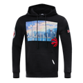 NBA TORONTO RAPTORS CITY SCAPE MEN'S PO HOODIE (BLACK)