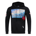 NBA TORONTO RAPTORS CITY SCAPE MEN'S PO HOODIE (BLACK)