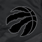NBA TORONTO RAPTORS BLACKOUT MEN'S SATIN JACKET (BLACK)