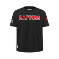 NBA TORONTO RAPTORS CLASSIC T-SHIRT EN JERSEY SIMPLE POUR GARÇON JUNIOR (NOIR)