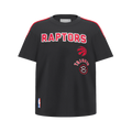 NBA TORONTO RAPTORS RETRO CLASSIC SINGLE JERSEY BIG BOY'S SINGLE JERSEY TAPING TEE (BLACK/RED)