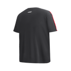 NBA TORONTO RAPTORS RETRO CLASSIC SINGLE JERSEY BIG BOY'S SINGLE JERSEY TAPING TEE (BLACK/RED)