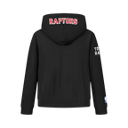 NBA TORONTO RAPTORS CLASSIC BIG BOY'S FLC FZ PO HOODIE (BLACK)
