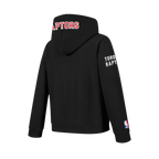 NBA TORONTO RAPTORS CLASSIC BIG BOY'S FLC FZ PO HOODIE (BLACK)