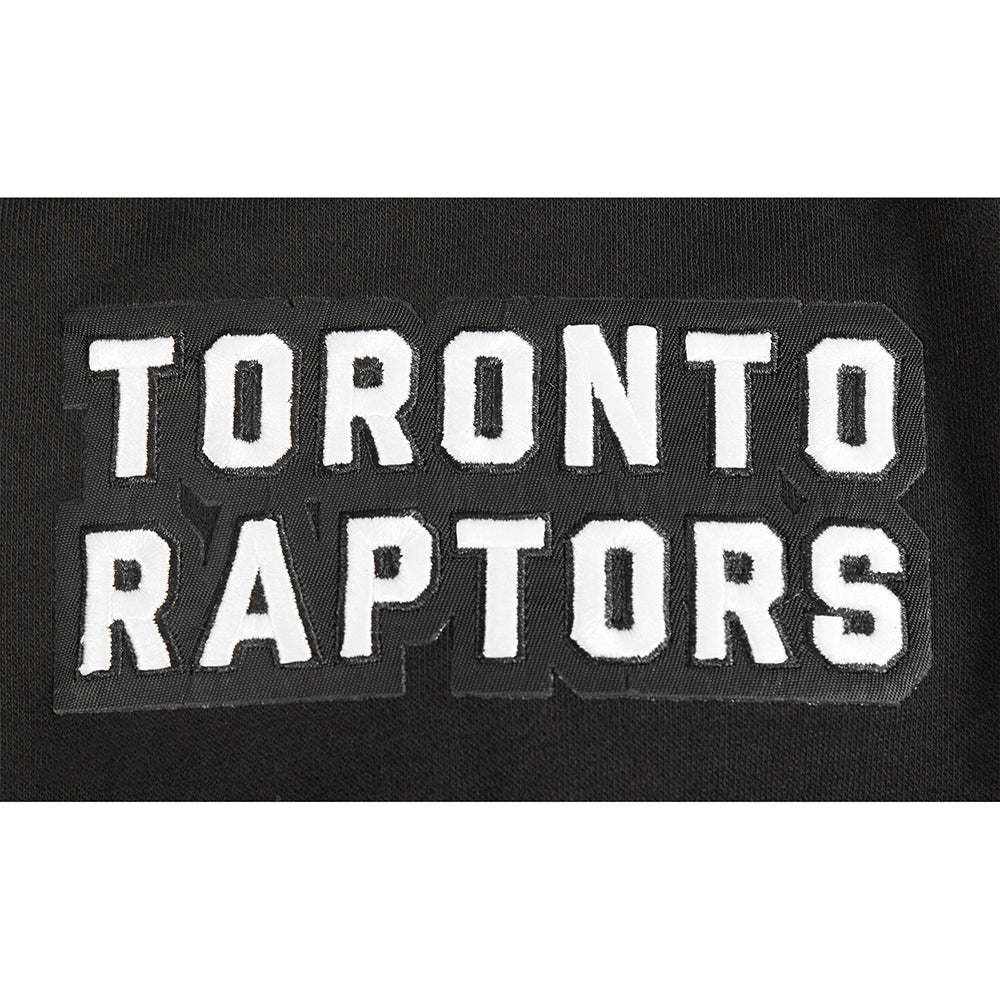 NBA TORONTO RAPTORS CLASSIC BIG BOY'S FLC FZ PO HOODIE (BLACK)