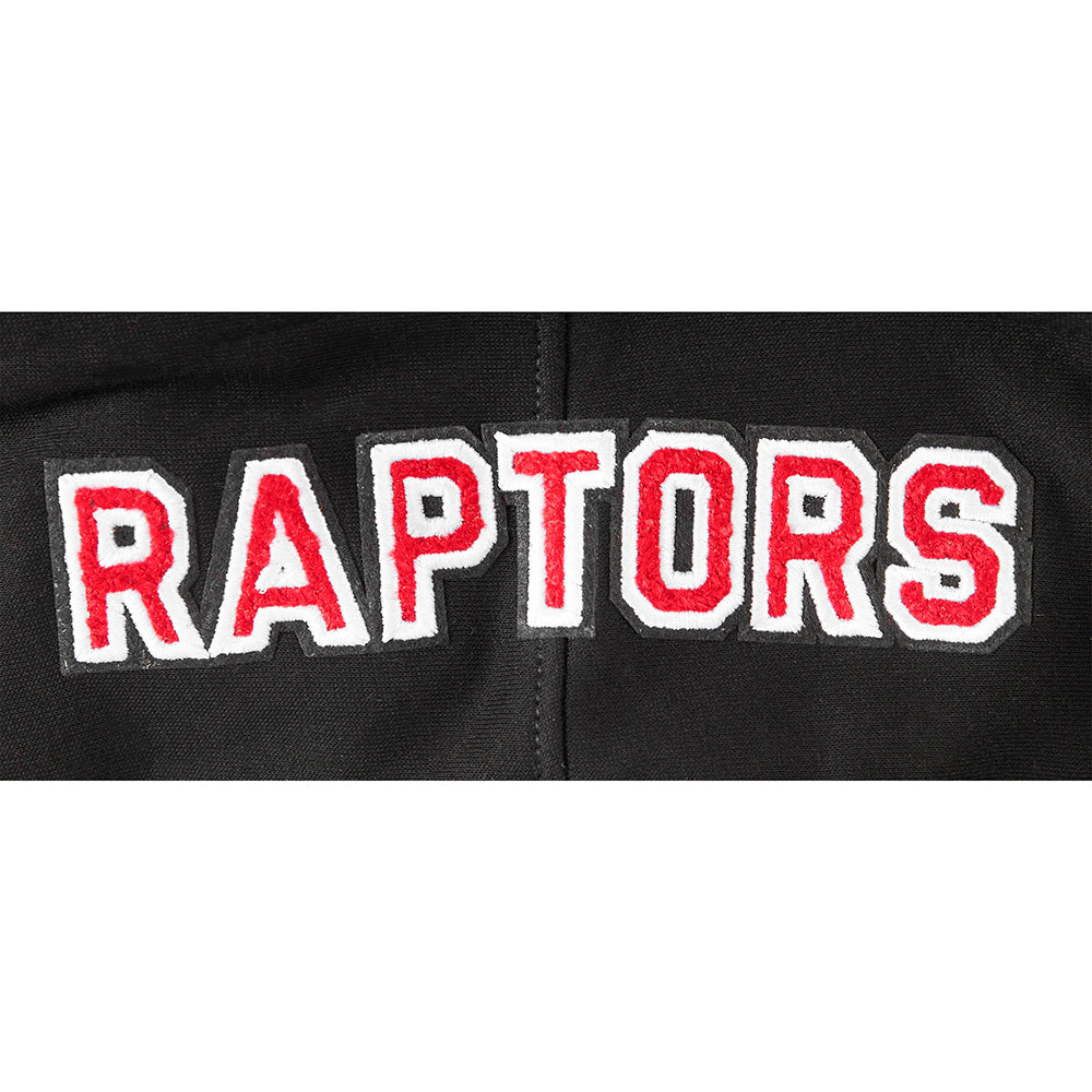 NBA TORONTO RAPTORS CLASSIC BIG BOY'S FLC FZ PO HOODIE (BLACK)