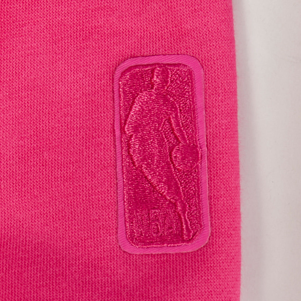 NBA TORONTO RAPTORS CHANDAIL À COL ROND TRIPLE ROSE EN MOLLETON POUR FILLE JUNIOR (VIOLET BETTERAVE)
