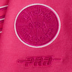 NBA TORONTO RAPTORS CHANDAIL À COL ROND TRIPLE ROSE EN MOLLETON POUR FILLE JUNIOR (VIOLET BETTERAVE)
