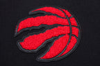 NBA TORONTO RAPTORS CLASSIC CHANDAIL À CAPUCHON COURT EN MOLLETON POUR FEMME (NOIR)