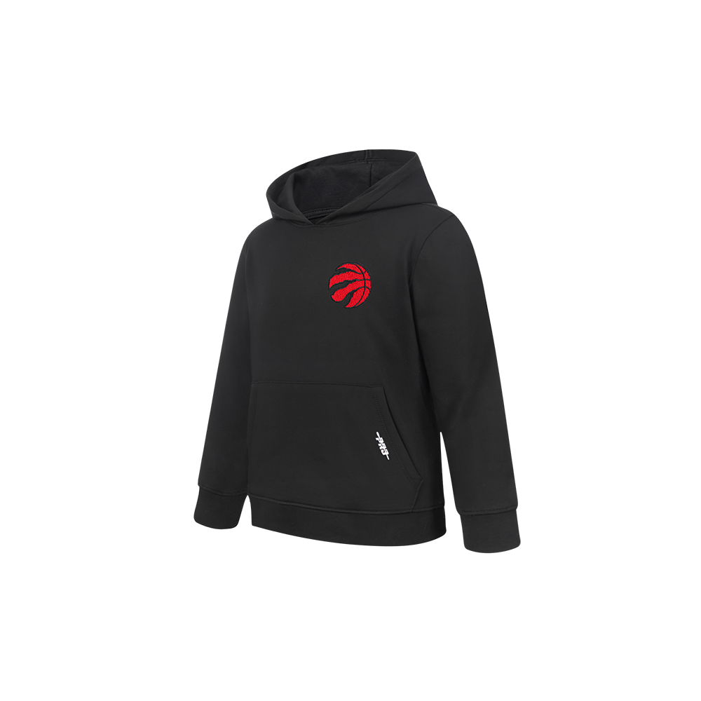 NBA TORONTO RAPTORS CLASSIC LITTLE BOYS FLEECE PULLOVER HOODIE (BLACK)
