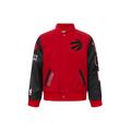 NBA TORONTO RAPTORS CLASSIC BLOUSON COLLÉGIAL EN LAINE POUR GARÇON ENFANT (ROUGE/NOIR)