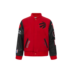 NBA TORONTO RAPTORS CLASSIC BLOUSON COLLÉGIAL EN LAINE POUR GARÇON ENFANT (ROUGE/NOIR)