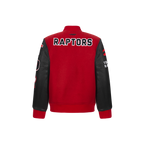 NBA TORONTO RAPTORS CLASSIC BLOUSON COLLÉGIAL EN LAINE POUR GARÇON ENFANT (ROUGE/NOIR)