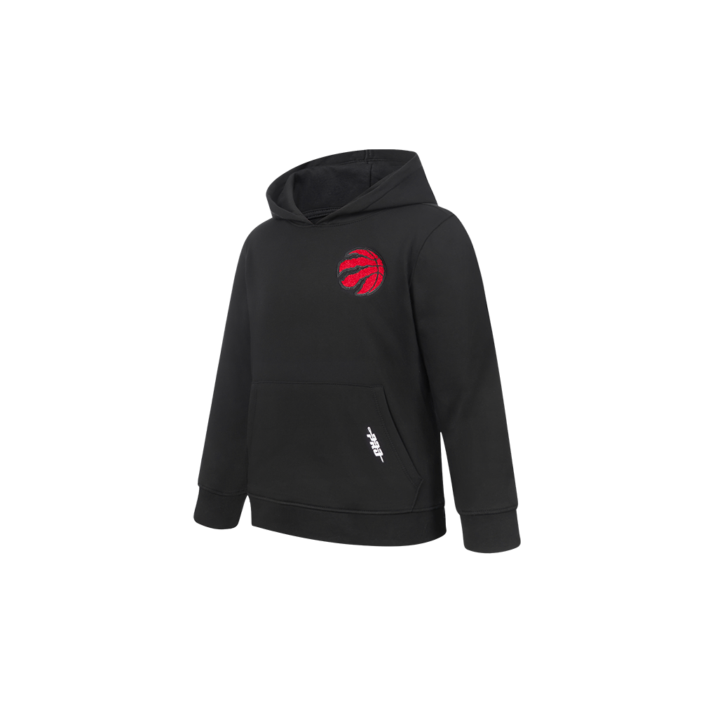 NBA TORONTO RAPTORS CLASSIC TODDLER BOYS FLEECE PULLOVER HOODIE (BLACK)