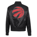 NBA TORONTO RAPTORS CLASSIC BLOUSON EN SATIN POUR FEMME (NOIR)