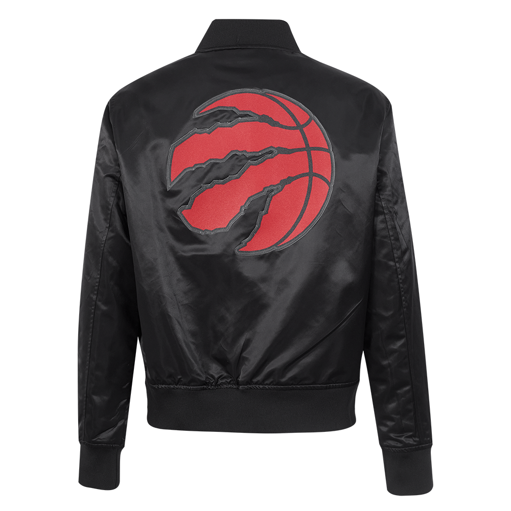 NBA TORONTO RAPTORS CLASSIC BLOUSON EN SATIN POUR FEMME (NOIR)