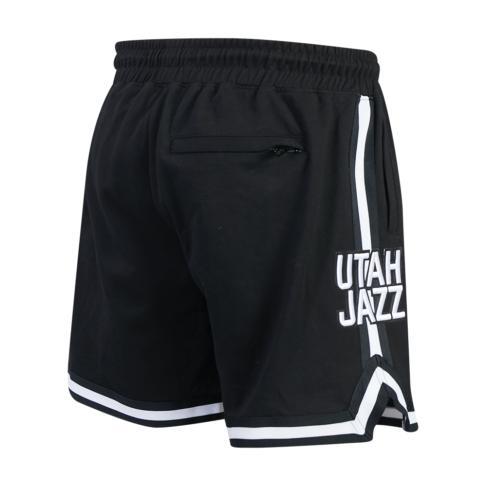 NBA UTAH JAZZ CLASSIC LOGO SHORT DE SPORT POUR HOMME (NOIR)