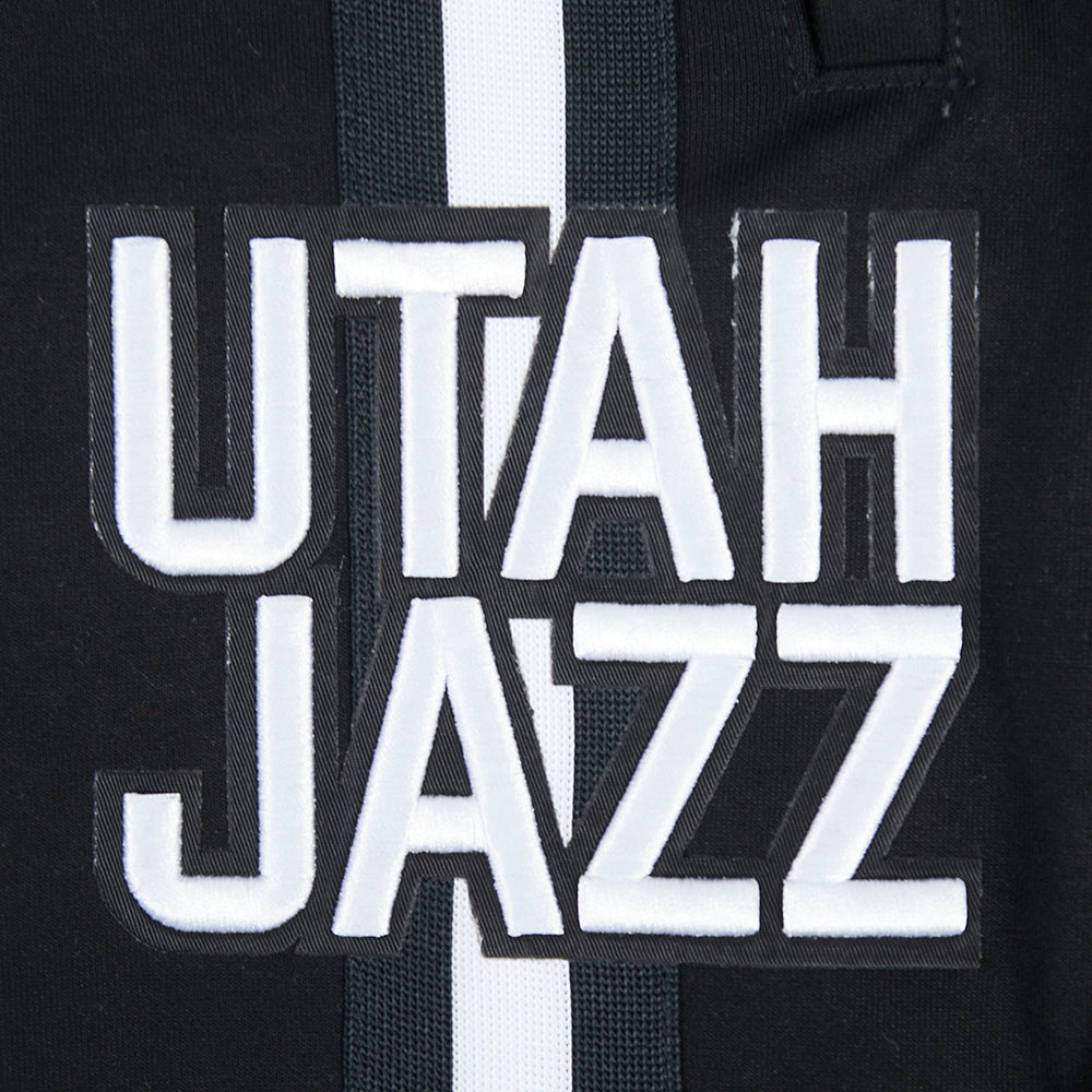 NBA UTAH JAZZ CLASSIC LOGO SHORT DE SPORT POUR HOMME (NOIR)