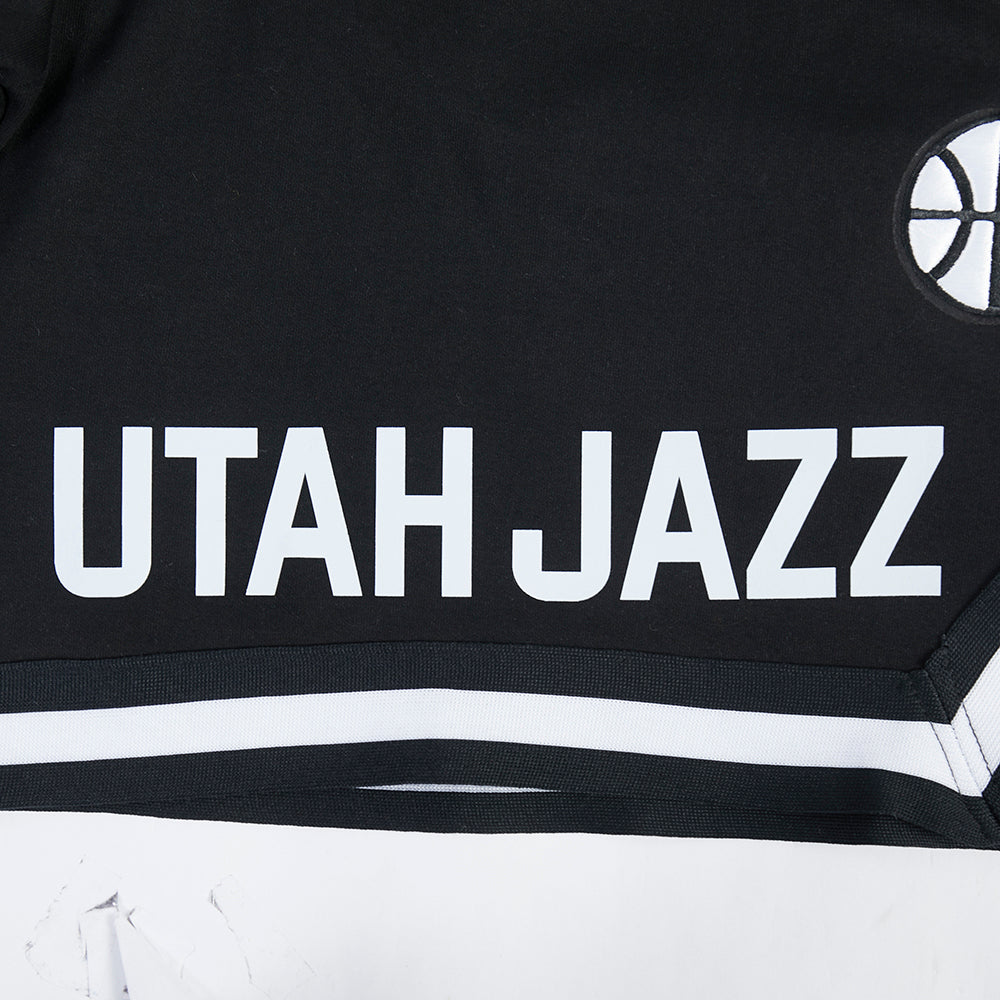 NBA UTAH JAZZ CLASSIC LOGO SHORT DE SPORT POUR HOMME (NOIR)