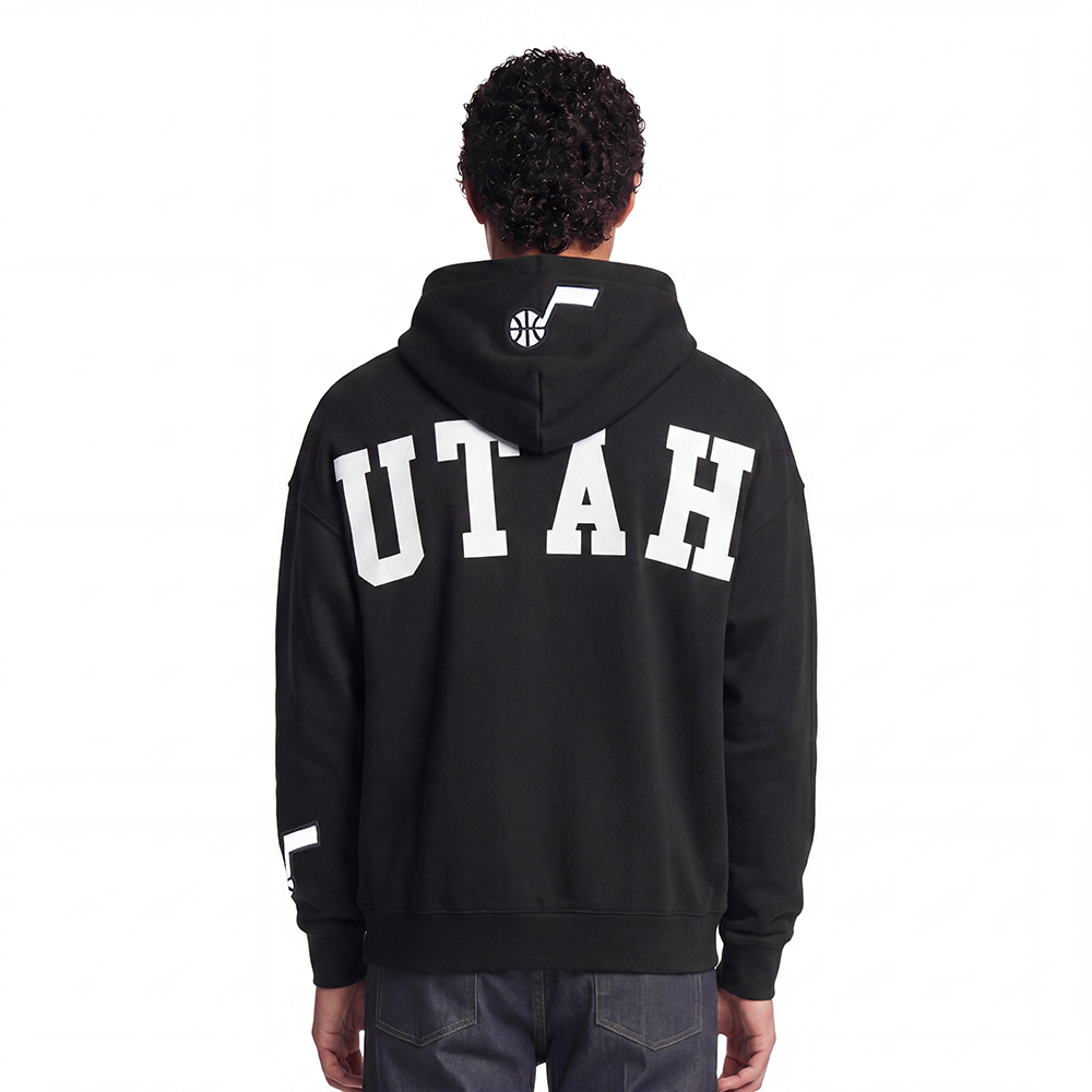 NBA UTAH JAZZ WINGSPAN MEN'S SWEATSHIRT (BLACK)