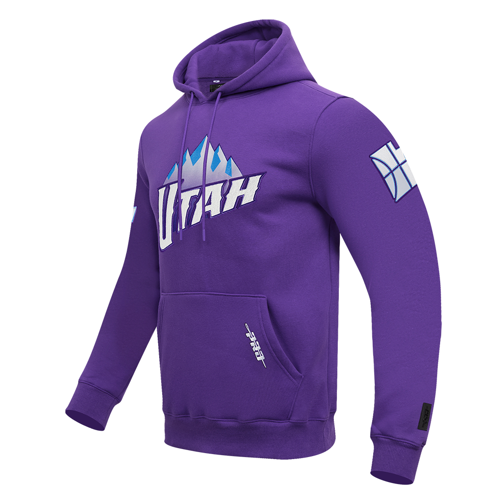 NBA UTAH JAZZ CITY EDITION 24-25 MEN'S FLEECE PULLOVER HOODIE (PURPLE)