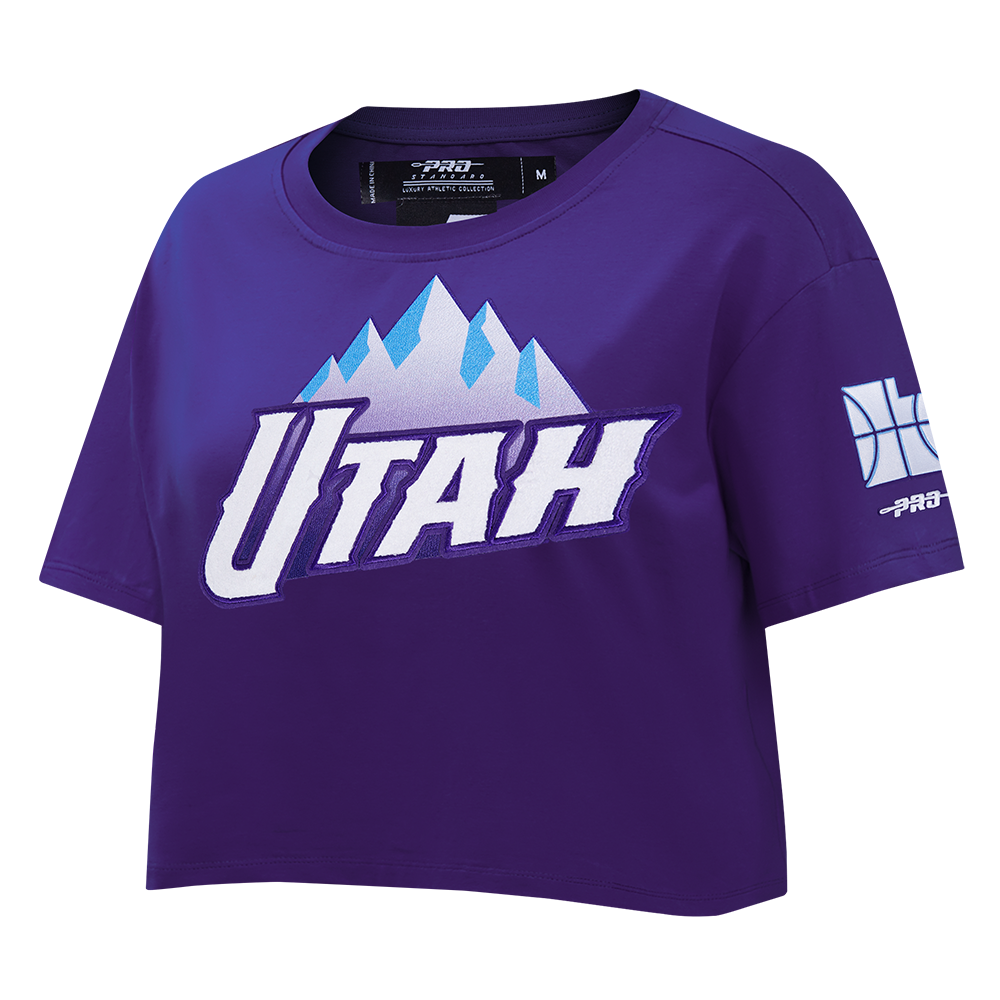 NBA UTAH JAZZ CITY EDITION 24-25 WOMEN'S SJ BOXY TEE (PURPLE)