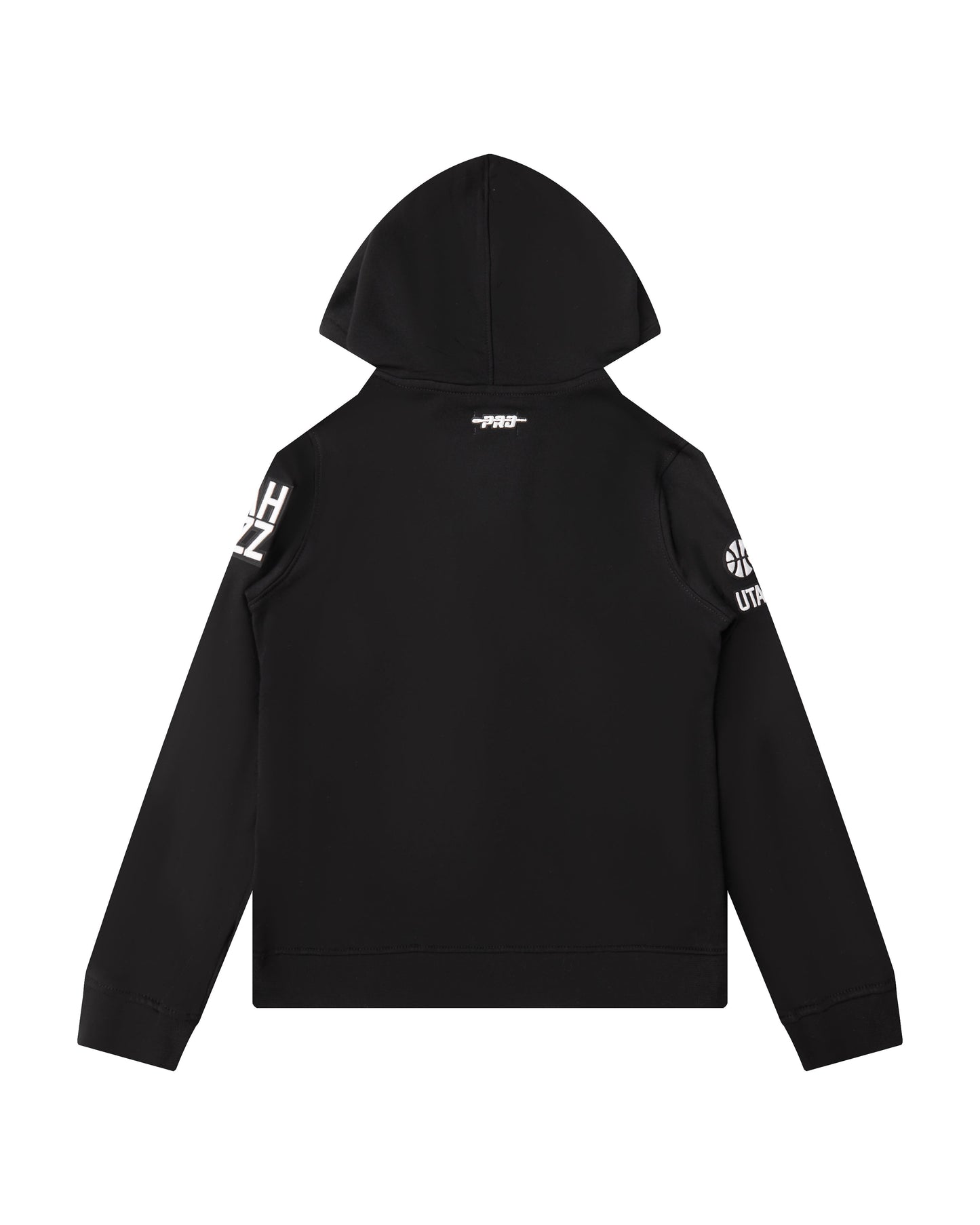 NBA UTAH JAZZ CLASSIC BIG BOYS FLEECE PULLOVER HOODIE (BLACK)