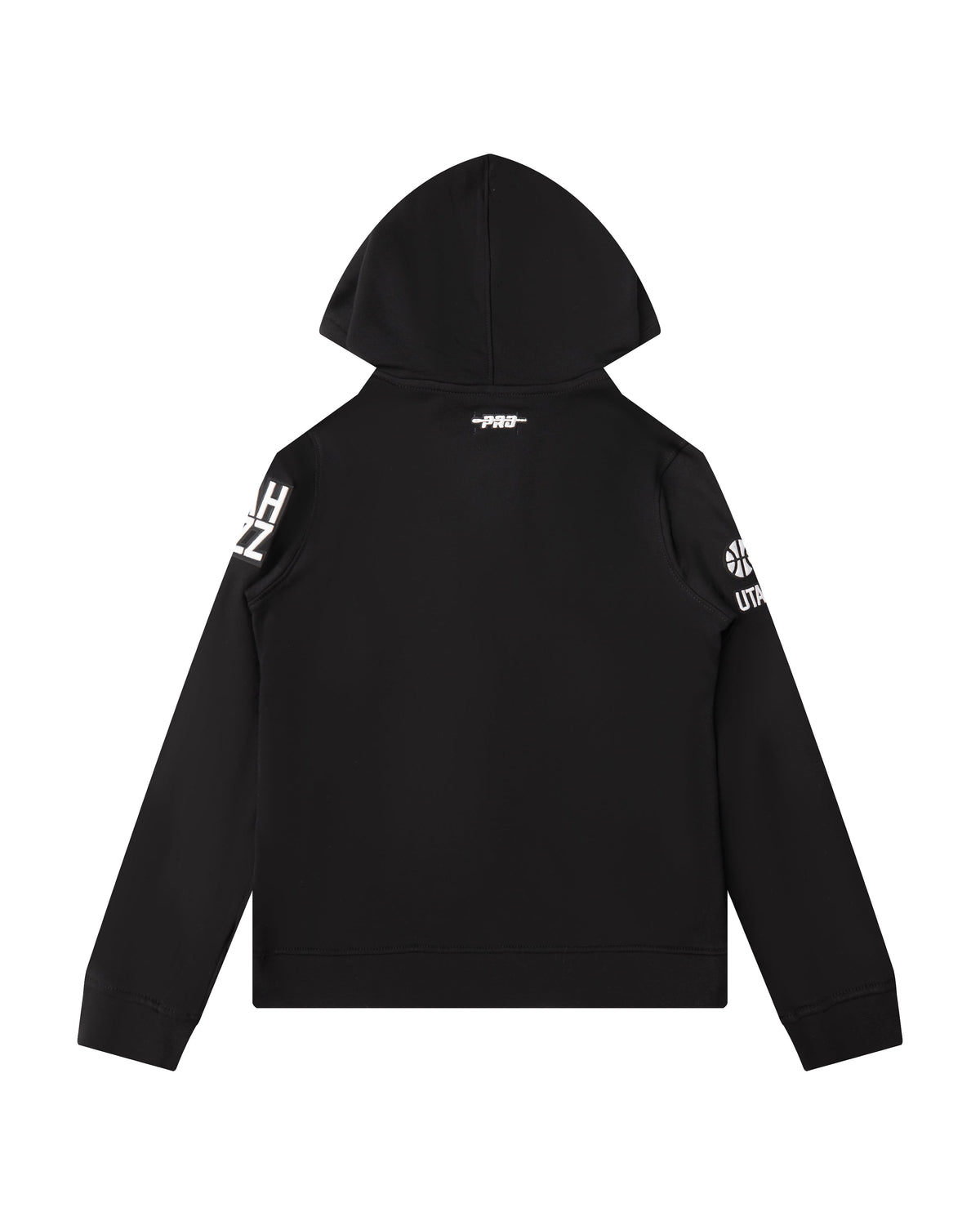 NBA UTAH JAZZ CLASSIC BIG BOY'S FLEECE PULLOVER HOODIE (BLACK)