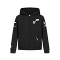 NBA UTAH JAZZ CLASSIC CHANDAIL À CAPUCHON EN MOLLETON À GLISSIÈRE POUR GARÇON JUNIOR (NOIR)