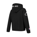 NBA UTAH JAZZ CLASSIC CHANDAIL À CAPUCHON EN MOLLETON À GLISSIÈRE POUR GARÇON JUNIOR (NOIR)