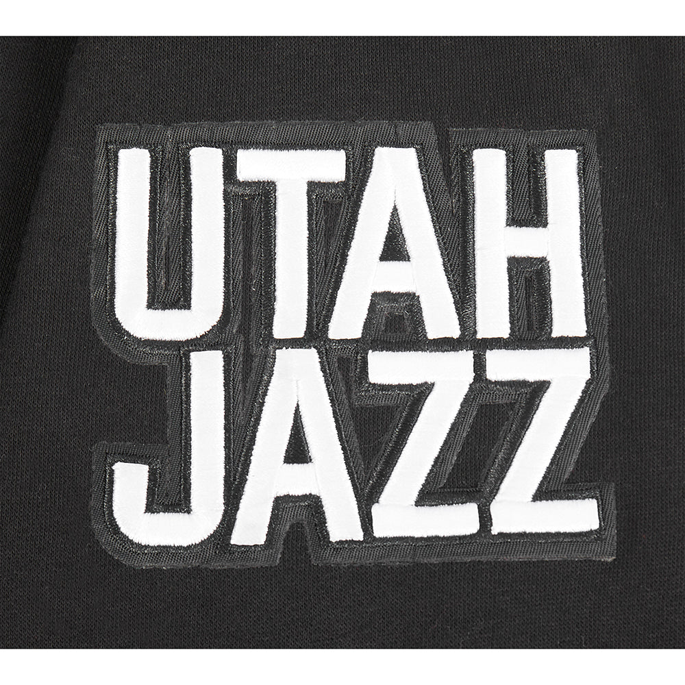 NBA UTAH JAZZ CLASSIC CHANDAIL À CAPUCHON EN MOLLETON À GLISSIÈRE POUR GARÇON JUNIOR (NOIR)