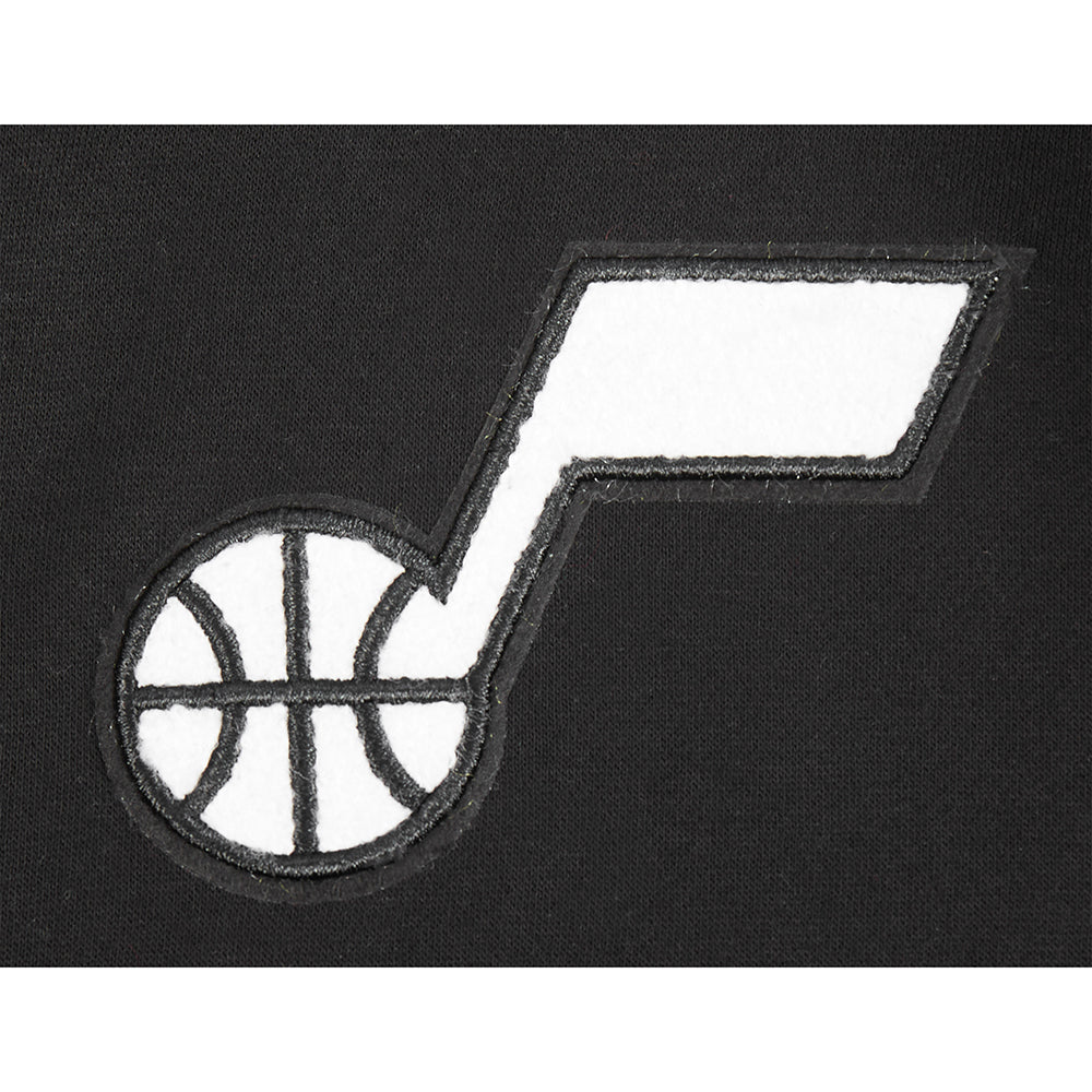 NBA UTAH JAZZ CLASSIC CHANDAIL À CAPUCHON EN MOLLETON À GLISSIÈRE POUR GARÇON JUNIOR (NOIR)