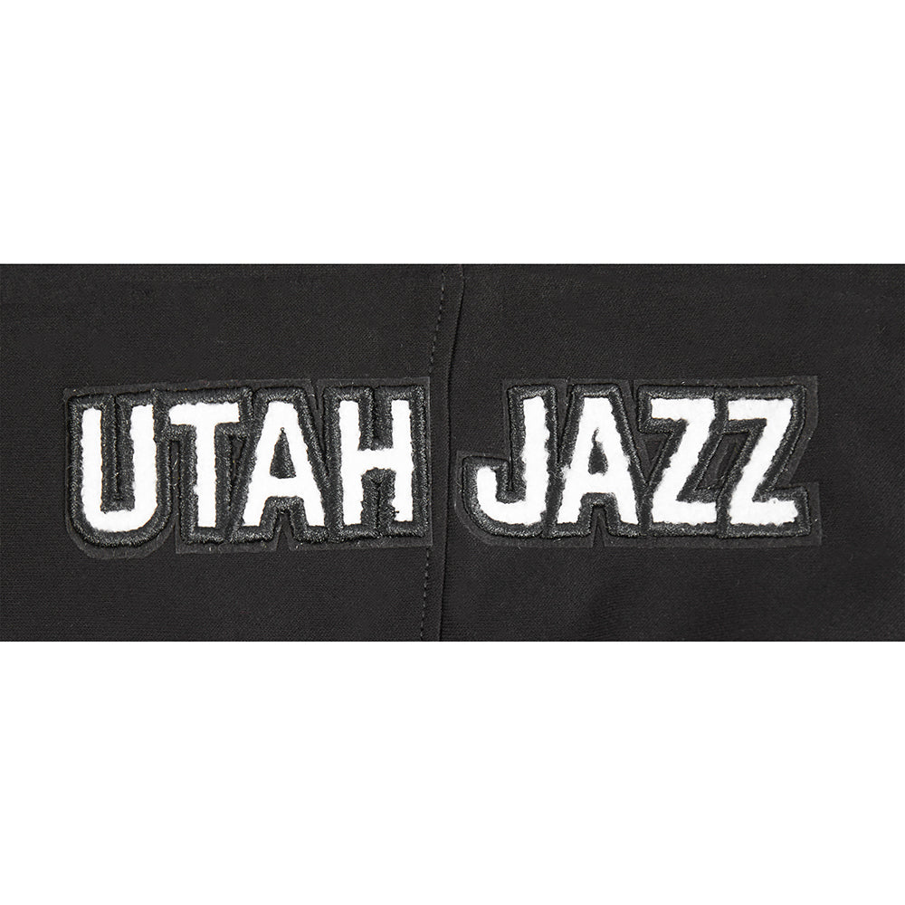 NBA UTAH JAZZ CLASSIC CHANDAIL À CAPUCHON EN MOLLETON À GLISSIÈRE POUR GARÇON JUNIOR (NOIR)