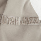 NBA UTAH JAZZ NEUTRAL CHANDAIL À CAPUCHON EN MOLLETON POUR GARÇON JUNIOR (TAUPE)