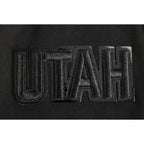 NBA UTAH JAZZ TRIPLE BLACK BIG BOY'S FLC PO HOODIE (BLACK)