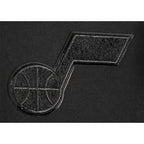 NBA UTAH JAZZ TRIPLE BLACK BIG BOY'S FLC PO HOODIE (BLACK)