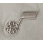 NBA UTAH JAZZ NEUTRAL BIG GIRL'S SS BOXY TEE (TAUPE)