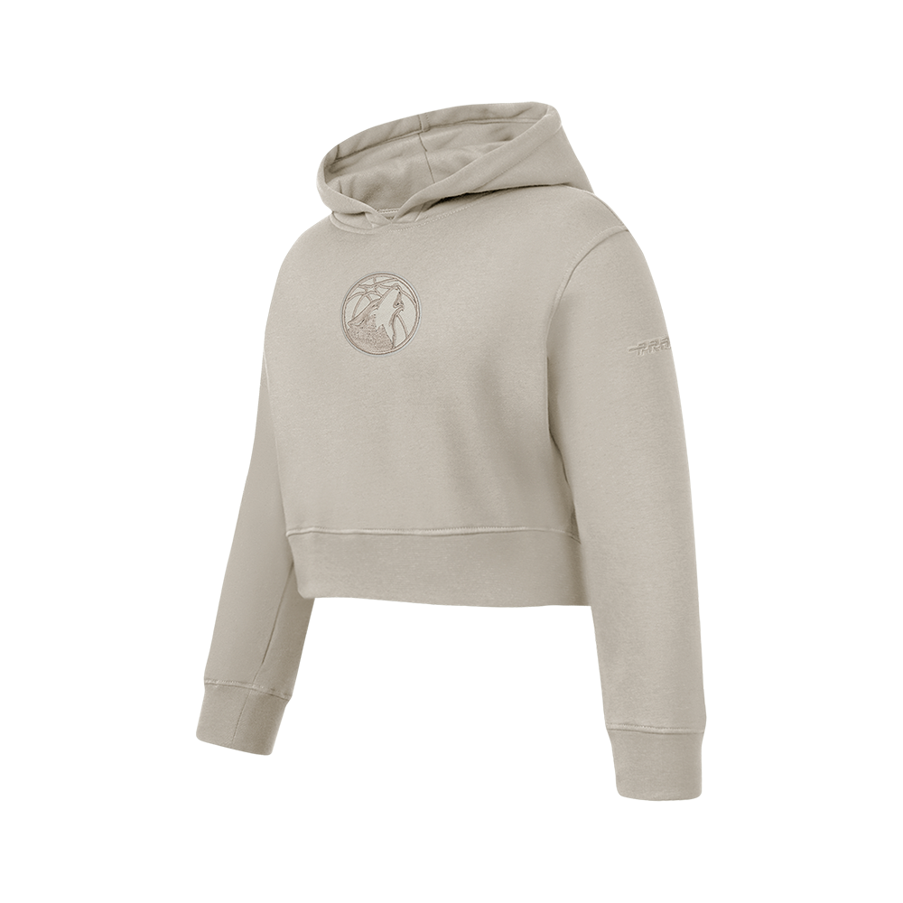 NBA UTAH JAZZ NEUTRAL BIG GIRL'S FLC PO HOODIE (TAUPE)