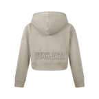 NBA UTAH JAZZ NEUTRAL BIG GIRL'S FLC PO HOODIE (TAUPE)
