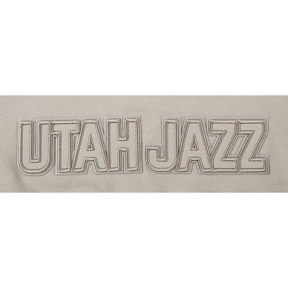NBA UTAH JAZZ NEUTRAL BIG GIRL'S FLC PO HOODIE (TAUPE)