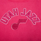 NBA UTAH JAZZ CHANDAIL À COL ROND TRIPLE ROSE EN MOLLETON POUR FILLE JUNIOR (VIOLET BETTERAVE)