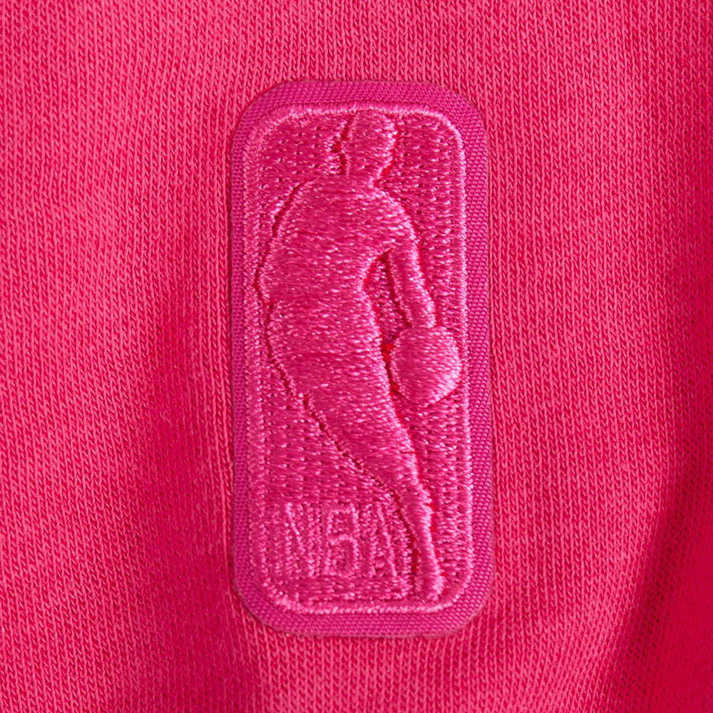 NBA UTAH JAZZ CHANDAIL À COL ROND TRIPLE ROSE EN MOLLETON POUR FILLE JUNIOR (VIOLET BETTERAVE)