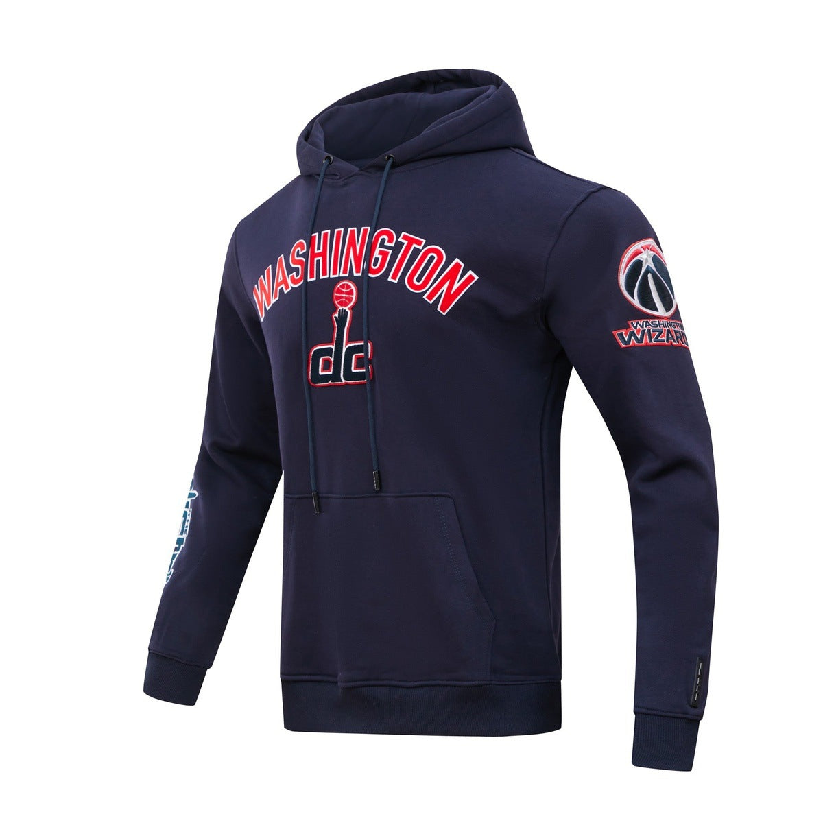 NBA WASHINGTON WIZARDS CLASSIC MEN'S PO HOODIE (MIDNIGHT NAVY)