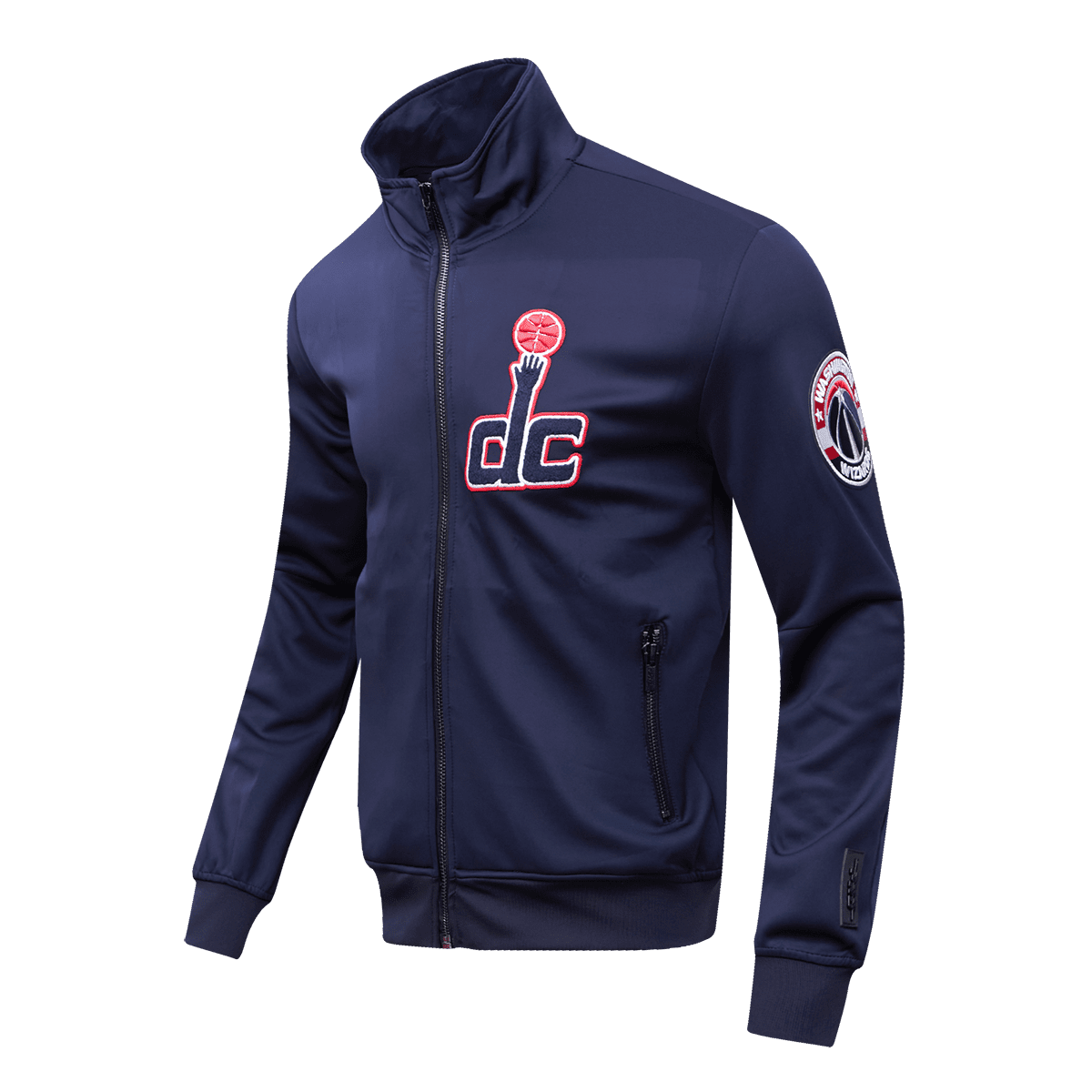 NBA WASHINGTON WIZARDS CLASSIC MEN'S TRACK JACKET (MIDNIGHT NAVY)