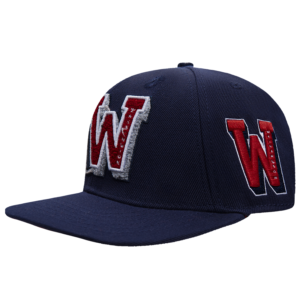 NBA WASHINGTON WIZARDS MASHUP UNISEX WOOL SNAPBACK HAT (MIDNIGHT NAVY)