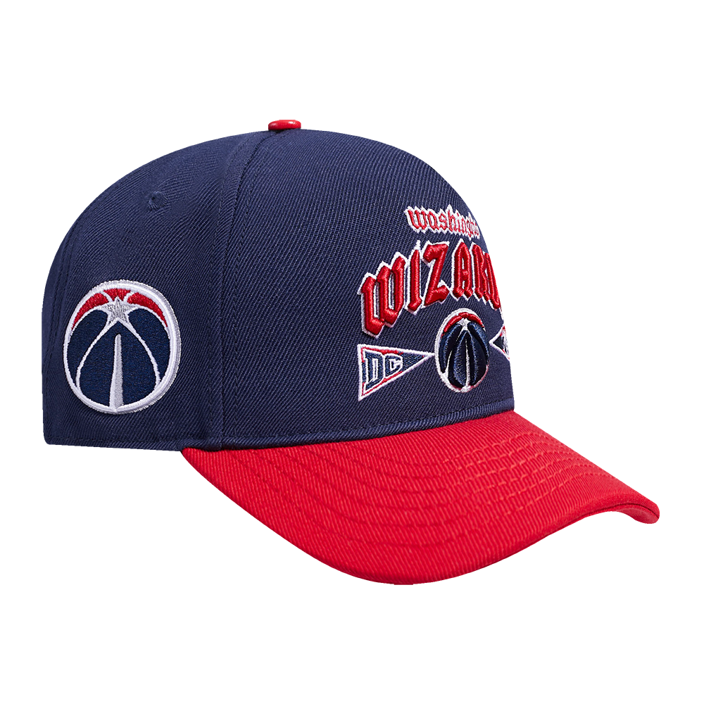 NBA WASHINGTON WIZARDS CITY TOUR CURVED SNAPBACK HAT (MIDNIGHT NAVY)