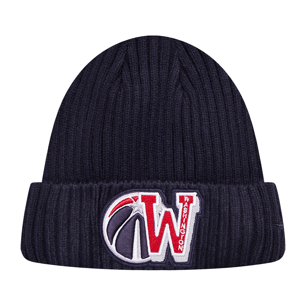NBA WASHINGTON WIZARDS MASH UP BEANIE (MIDNIGHT NAVY)