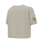 NBA WASHINGTON WIZARDS NEUTRAL SINGLE JERSEY BOXY TEE (TAUPE)
