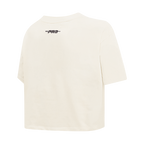 NBA WASHINGTON WIZARDS RETRO CLASSIC WOMEN'S BOXY TEE (EGGSHELL)